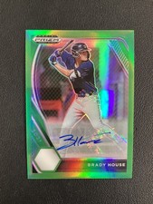 2021 Panini Prizm DP #PDP11 Brady House Base Autographs Lime Green Prizm