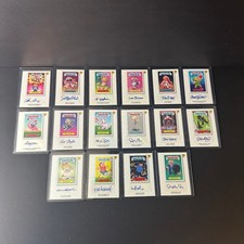 GPK 30th ANNIVERSARY AUTOGRAPHS (lot of 16 AU...