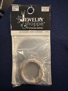Jewelry Shoppe Sterling Dipped Jewelry Wire, 24 gauge, 5 grams