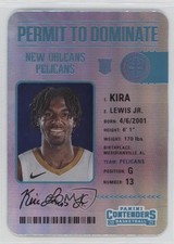 2020-21 Panini Contenders Permit to Dominate Kira Lewis Jr #15 3hd