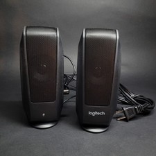 Logitech S120 - 4.4 Watt - 2.0 Stereo Speakers Black 880-000403 For PC and Mac