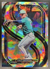 Colt Emerson 2025 Panini Baseball Select Premier Cracked Ice Prizms #132