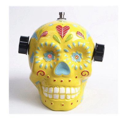 Volture Dia de los Fuzzeos Yellow - Hand Wired, Hand Painted Fuzz Pedal