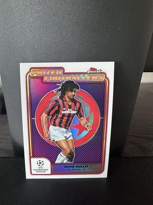2024-25 Topps Finest UEFA Club Competitions Prized Footballers Ruud Gullit #PF-8