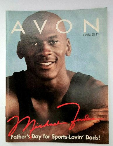 Vintage AVON Product MICHAEL JORDAN Catalog Brochures Book(Campaign 13*1997)RARE
