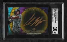2022 Bowman Inception Gold Rainbow Foil 19/25 Colson Montgomery SGC 10 Auto 0rm6