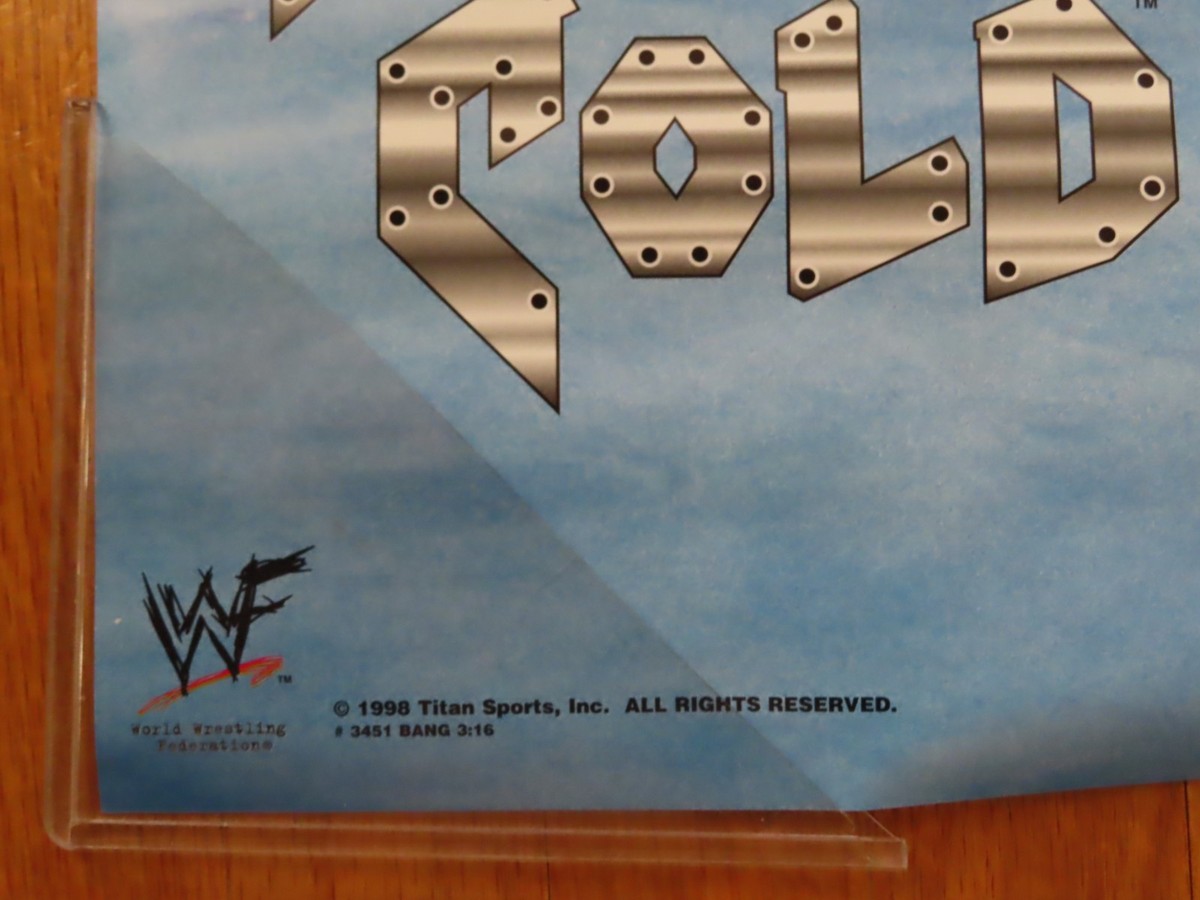 1998 WWF World Wrestling STONE COLD Steve Austin 3:16 Bang VINCE