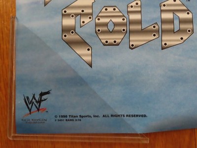1998 WWF World Wrestling STONE COLD Steve Austin 3:16 Bang VINCE