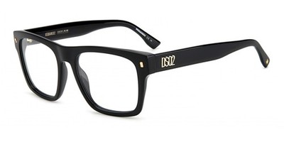 Dsquared2 D2 0037 Black gold 53/18/145 MAN Eyewear Frame