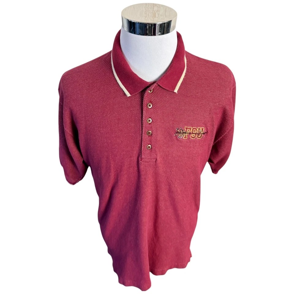 Camisa Polo Vintage Florida State University Seminoles FSU Para Hombre Talla Grande L Roja Foto 2 de 4