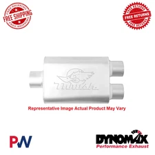Dynomax Performance Thrush Welded Muffler 3.0" ID - OD Center - Dual Offset