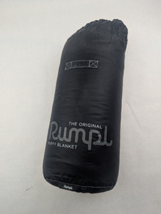 Rumpl Original Puffy Blanket- 1 Person Black On Black