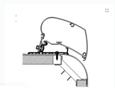 AUTO SLEEPERS  Awning Roof Adapter - 3.5m