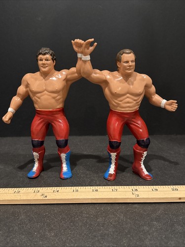 WWF Wrestling 1986 LJN British Bulldogs Davey Boy ...