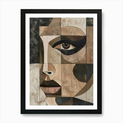 ''The Face'' 16 Kunstdrucke gerahmt Wandbild Poster Leinwanddruck Bild