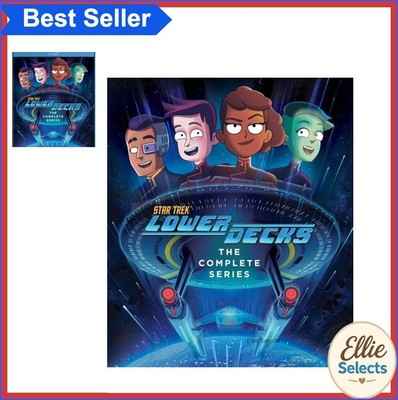 Star Trek Lower Decks Complete Series DVD 4 Disc Set Animated Comedy Starfleet