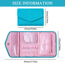 1Pc Crochet Hook Case Crochet Storage Bag Set Foldable Crochet Hook Organizer fo