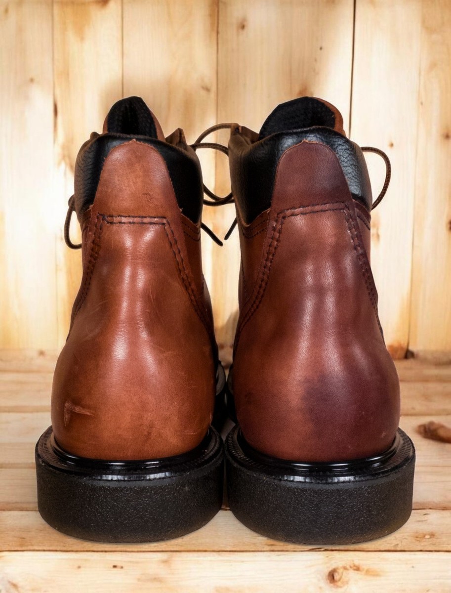 Red Wing 676 Supersole Boots with Black Tuff Toe Size 14D (Soft