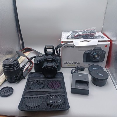 Canon EOS / EOS 2000D with 18-55 Kit Lens and Canon 50mm Lens And Accessories 