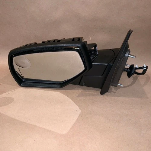 CHEVY SILVERADO SIERRA MIRROR LEFT DRIVER 2017 2018 BLACK TEXTURE OEM