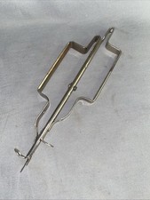 Vtg Metal Punch Rug Shuttle Needle Hooking Tool