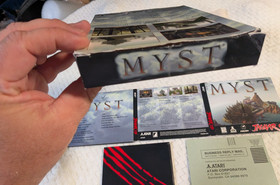 Atari Jaguar CD Myst CIB Complete Box Manual Registration Card Journal Notes