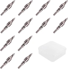 12 pcs 100 Grain Archery Arrow Field Points
