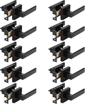 Matte Black Privacy Door Handles Probrico 10 Pack