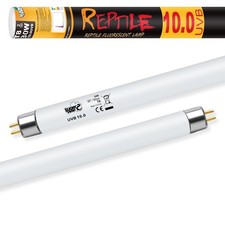 30W UVB 10.0 Reptile Light Bulb 2 Pack - UVA UVB Fluorescent Lamp for Lizards, A