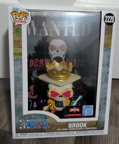 Funko POP! One Piece Wanted Poster BROOK Limited Edition #2220 - IN HAND