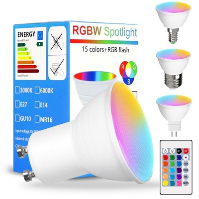 E14 E26/E27 GU10 MR16 Dimmbar RGB Bunte LED Birne Lampe Glühbirne +Fernbedienung