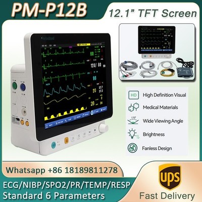 PM-P12B Patient Monitor 12.1'' TFT Screen Multi-parameter Vital Signs Monitor