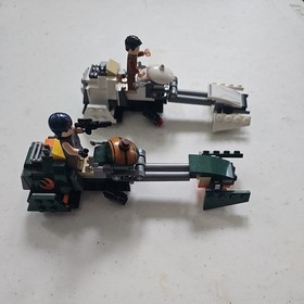 LEGO Star Wars 75090 Ezra's Speeder Bike inComplete Set Minifigs Sabine Wren