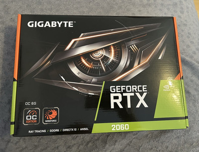 GIGABYTE GeForce RTX 2060 OC WINDFORCE 6GB GDDR6 PCIe HDMI DisplayPort