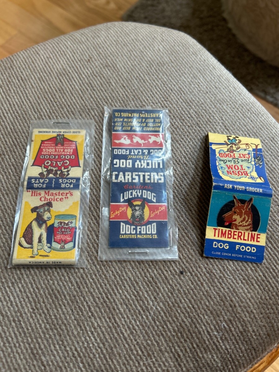 Vintage Matchbook covers lucky dog, timberline and calo