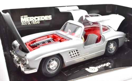 Modellauto Auto Maßstab 1:18 Mercedes 300 Sl bburago diecast modellbau sammlung