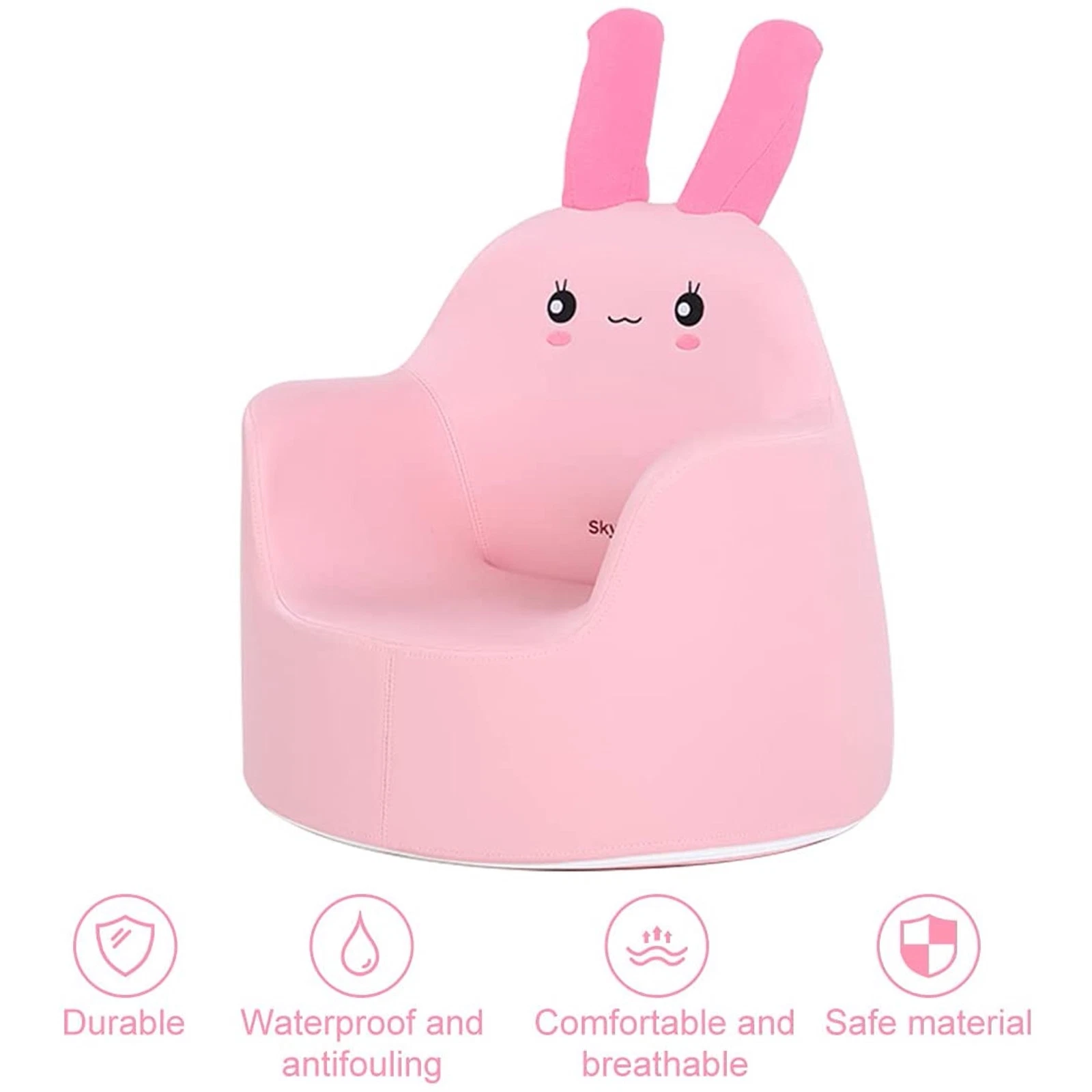 Kids' Sofa Lightweight Integrated Foam Mini Couch for Baby with Cartoon Pattern
