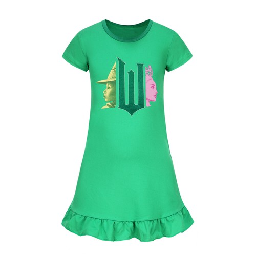 Kids Girls Wicked Print Nightwear Cozy Sleepwear Pyjamas Casual Nightdress c - Picture 3 of 31
