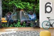 3D Schrott Auto Verlässt C7332 Tapete Wandbild Fototapete Jerry LoFaro Amy