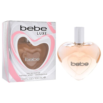 Bebe Luxe Eau De Parfum Spray for Woman - 3.4 Oz Perfume for Women New In Box