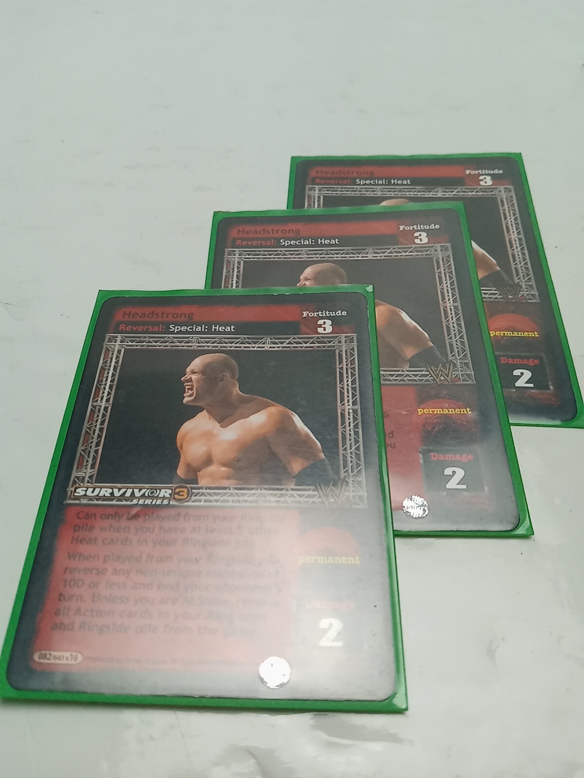 WWE RAW DEAL CCG Headstrong Heat Reversal x3 Playset HTF See Pics NM/LP eBay