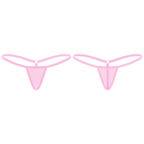 Ropa interior sexy de cuerda en G para mujer tanga calzoncillos lencería íntimos de altura baja - Imagen 95 de 190