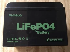 12.8V 6Ah 76wh LiFePO4 Lithium Iron Phosphate Deep Cycle Rechargeable Battery