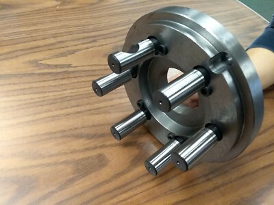 8'' D1-6, D6 adapter Plate for 8'' self-centering 3, 4, or 6-jaw CHUCKS #ADP-08-D6