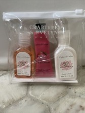 New Crabtree and Evelyn Pear and Pink Magnolia Travel Size Gift Set