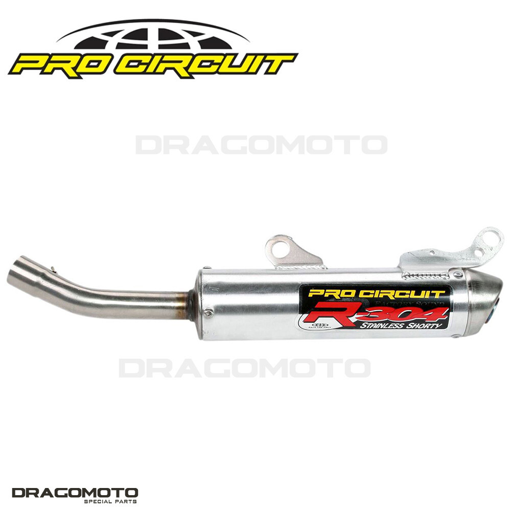 Pot d échappement Pro Circuit R-304 SH00250-RE en aluminium haut de gamme
