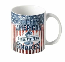 Mug - Shelby American Stars, Stripes & Snakes 11oz * FREE USA SHIPPING! GT 500