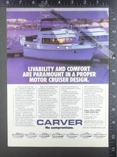 1983 ADVERTISEMENT for Carver 32 ? 36? Aft Cabin motor yacht boat