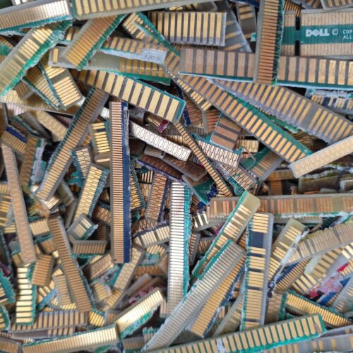 30 Grams Gold RAM Fingers GOLD PLATED FOR SCRAP GOLD RECOVERY - Picture 2 of 8