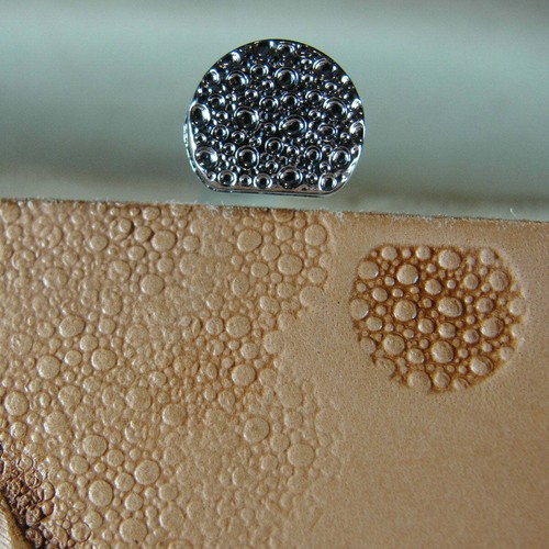 Pro Crafters Series - Large Pebble Matting Texture Stamp (Leather Stamping Tool) - Picture 2 of 6